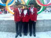The silver medal winning SkillsUSA American Spirit team from SCVTHS: Srujan Potturi (Somerset), Kavya Shah (Hillsborough), Anthony Palacios (Somerset).