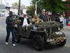 TV Actress Loretta Swit, best known for her portrayal of Major Margaret "Hot Lips" Houlihan on M*A*S*H  rode in a Jeep which dates back to the Korean conflict chronicled by the iconic TV show.