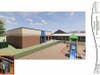 Rendering of the proposed addition at Bradley Gardens Primary Elementary next to the Pre-K and Kindergarten playground.