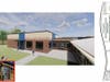 Rendering of the proposed addition at Bradley Gardens Elementary School.