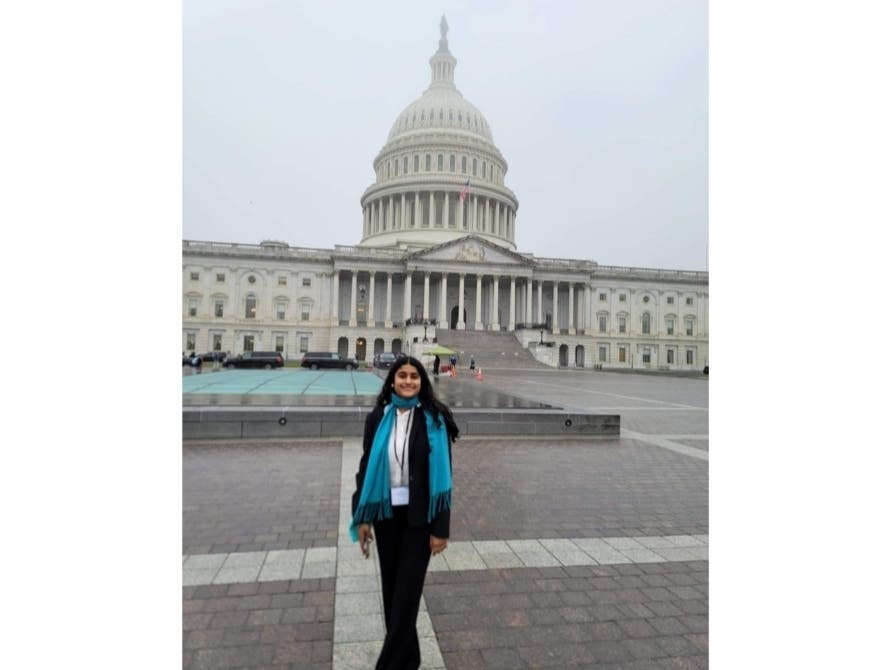 Sree Lakkamraju shared her personal story with Tourette Syndrome with representatives in Washington, D.C. during the Association’s National Advocacy Day on Capitol Hill.