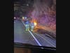 Electric car fire on I-287 in Bridgewater on Oct. 31