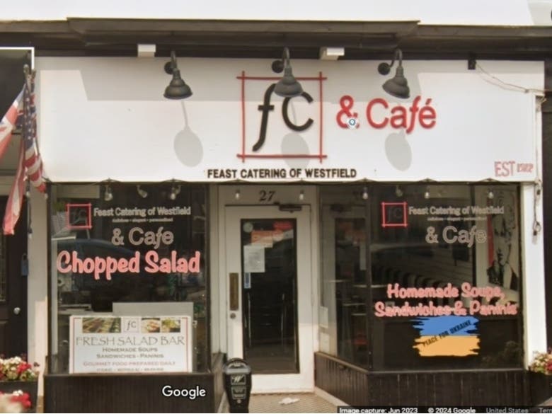 Feast Catering of Westfield and Cafe at 27 Elm St.