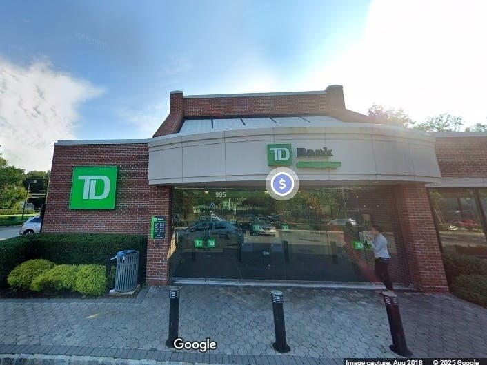 TD Bank at 995 Morris Ave., near Kean University. 