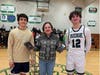 Dr. Michelle L. Hartman, CEO of the Scholarship Fund for Inner-City Children (SFIC), presented academic achievement awards to Julian Stauffer of Oratory Prep and Quinn Dshefsky of Ridge High School.