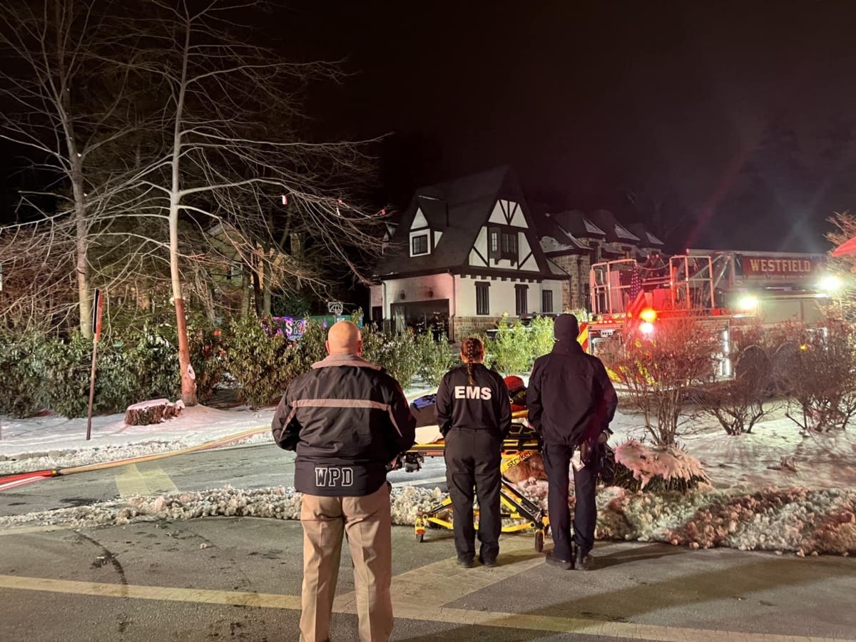 Westfield Firefighters Battle House Fire In Extreme Frigid Temps ...