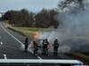 On March 26 at 9:49 a.m., New Jersey State Police(NJSP) Troopers and Clark Fire Department responded to a vehicle fire on the Garden State Parkway north milepost 135 in Clark Township.​