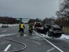 On March 26 at 9:49 a.m., New Jersey State Police(NJSP) Troopers and Clark Fire Department responded to a vehicle fire on the Garden State Parkway north milepost 135 in Clark Township.​
