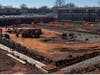 Construction is underway for the Bridgewater-Raritan Middle School addition.