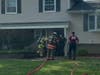 A fire broke out on Saturday around 9:45 a.m. at a home at the corner of Karen Place and Catherine Lane in the Bradley Gardens section of Bridgewater Township.