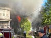 On Saturday, just before 7 a.m., Roselle Park Fire Department was called to the 100 block of Walnut Street on a report of a structure fire. 
