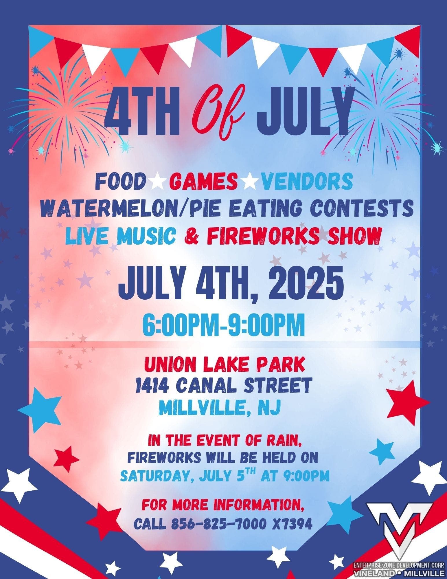Millville 4th of July Fireworks Show 2025