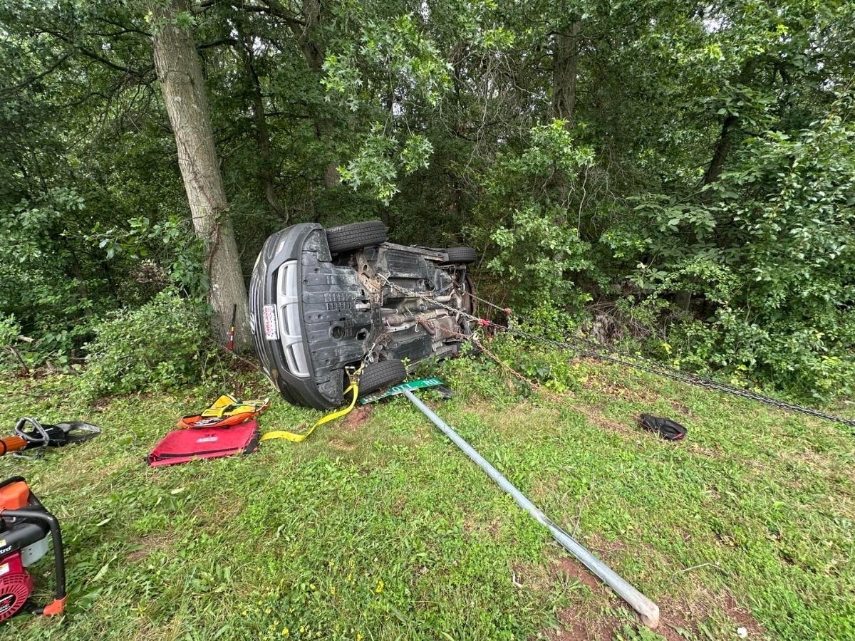 Firefighters Cut Open Roof To Rescue Trapped Person In Hillsborough ...