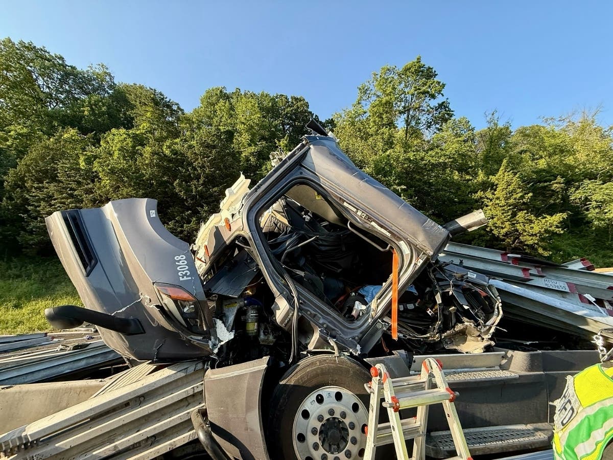 Trapped Driver Rescued From Tractor-Trailer Crash On I-78 In Bedminster ...