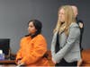 Priyatharsini Natarajan, 35, of Shell Court, Hillsborough, at her detention hearing in Somerset County Courthouse on Tuesday.