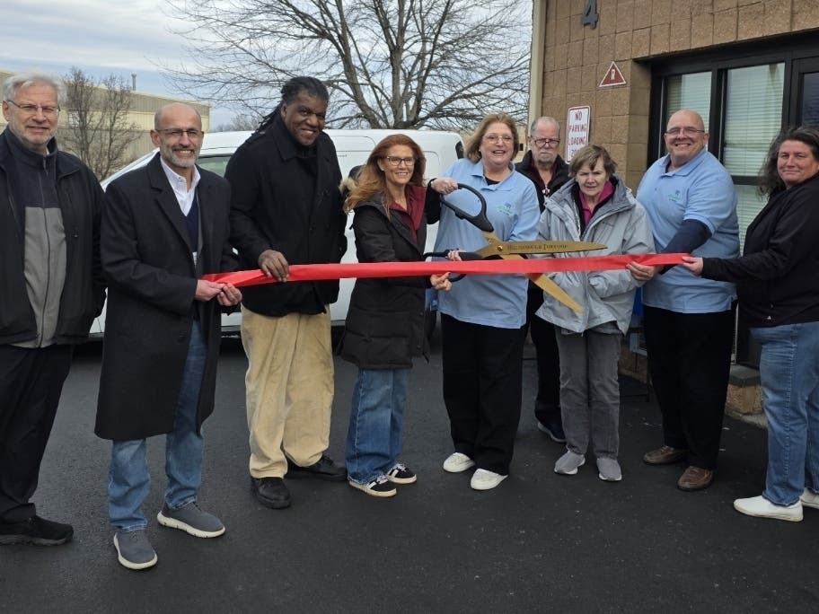 Owner of All Goodness No Gluten, Kimberly Ritch, along with Hillsborough officials at the ribbon cutting on Jan. 16.