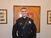 Officer Chris DeBiasse was sworn in to serve the Bernards Township Police Department on Tuesday night.