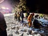 On Wednesday, at around 7:46 p.m., Amwell Valley Fire Company was called for a large animal rescue involving a horse that was unable to stand.