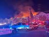 The fire was reported around 5:40 a.m. at the Red Rock Preserve at 975 Old York Road near Route 202 in Branchburg.