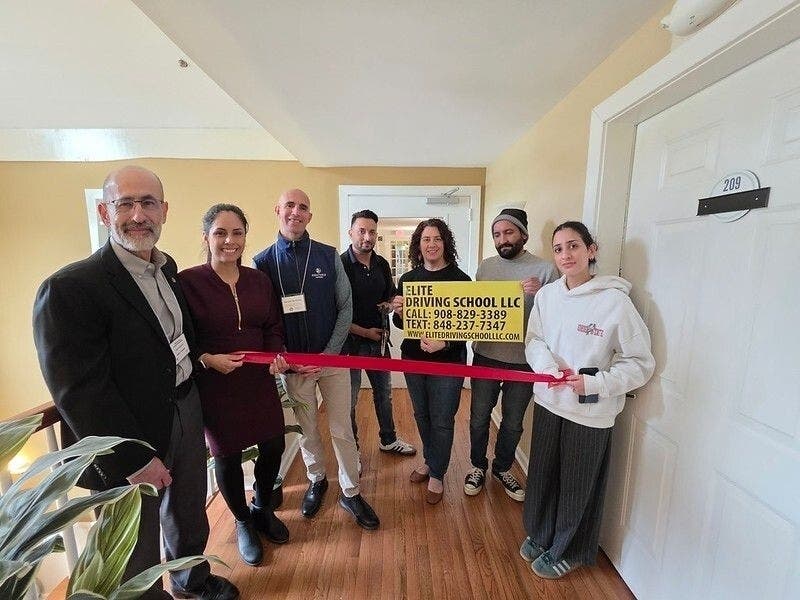 Hillsborough Township marked the opening of Elite Driving School LLC with a ribbon-cutting ceremony on March 16.