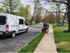 A portable speeding radar is placed on Vosseller Avenue between Route 22 in Bridgewater and Route 28 in Bound Brook.