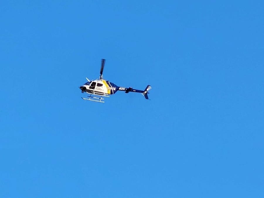 Two drivers were injured, and one was flown to a hospital with serious injuries following a crash on Route 22 in Readington on Monday.