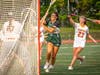 Kate Haviland, junior #8, rises up to take a shot at the cage.