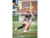 Emily Green, sophomore #19, drives ahead.