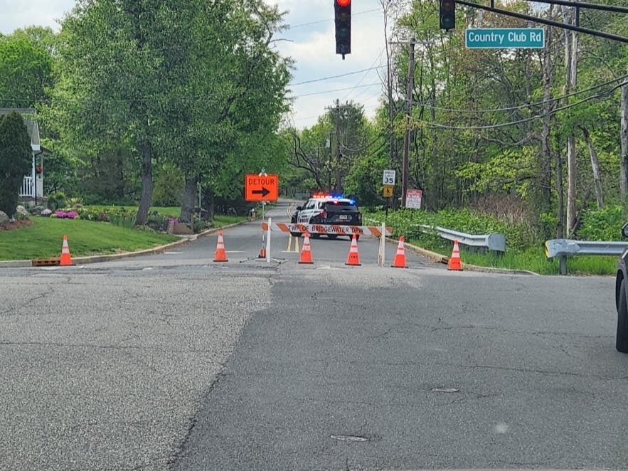 Intersection of Country Club Road and Garretson Road on Friday.