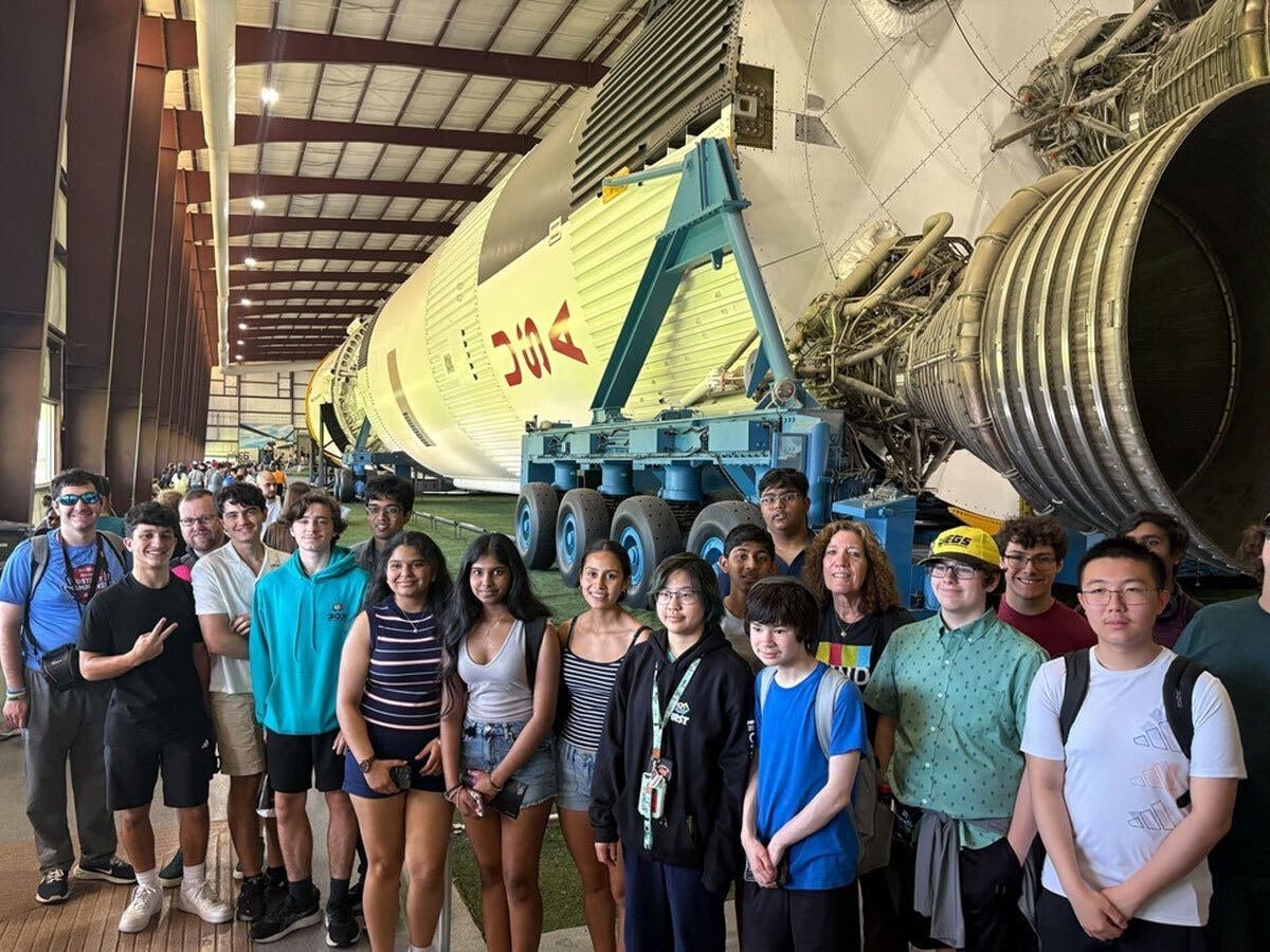 Bridgewater-Raritan High School students on the Robotics FIRST Team 303 traveled to Houston after qualifying for the FIRST Championship, held from April 29 through May 2.