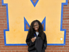 Manville High School student-athlete Jayde Thompson smiles with her medal following the NJSIAA Group 1 State Championships. Thompson earned a sixth-place finish in the highly competitive 200-meter dash to secure a spot on the podium for the girls' team. 