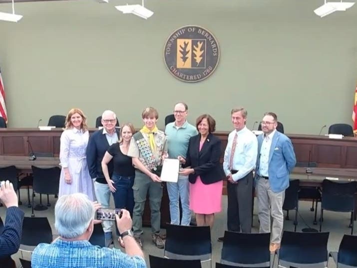 The Bernards Township Committee recently honored Ian Scheper for attaining the rank of Eagle Scout, the highest achievement in Scouting America.