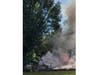 Several chickens were killed following a large chicken coop fire on Tuesday.