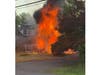 On Saturday, at around 8:20 p.m., the Franklin Township Police Department got a report of a garage fire in the 100 block of Willow Avenue.