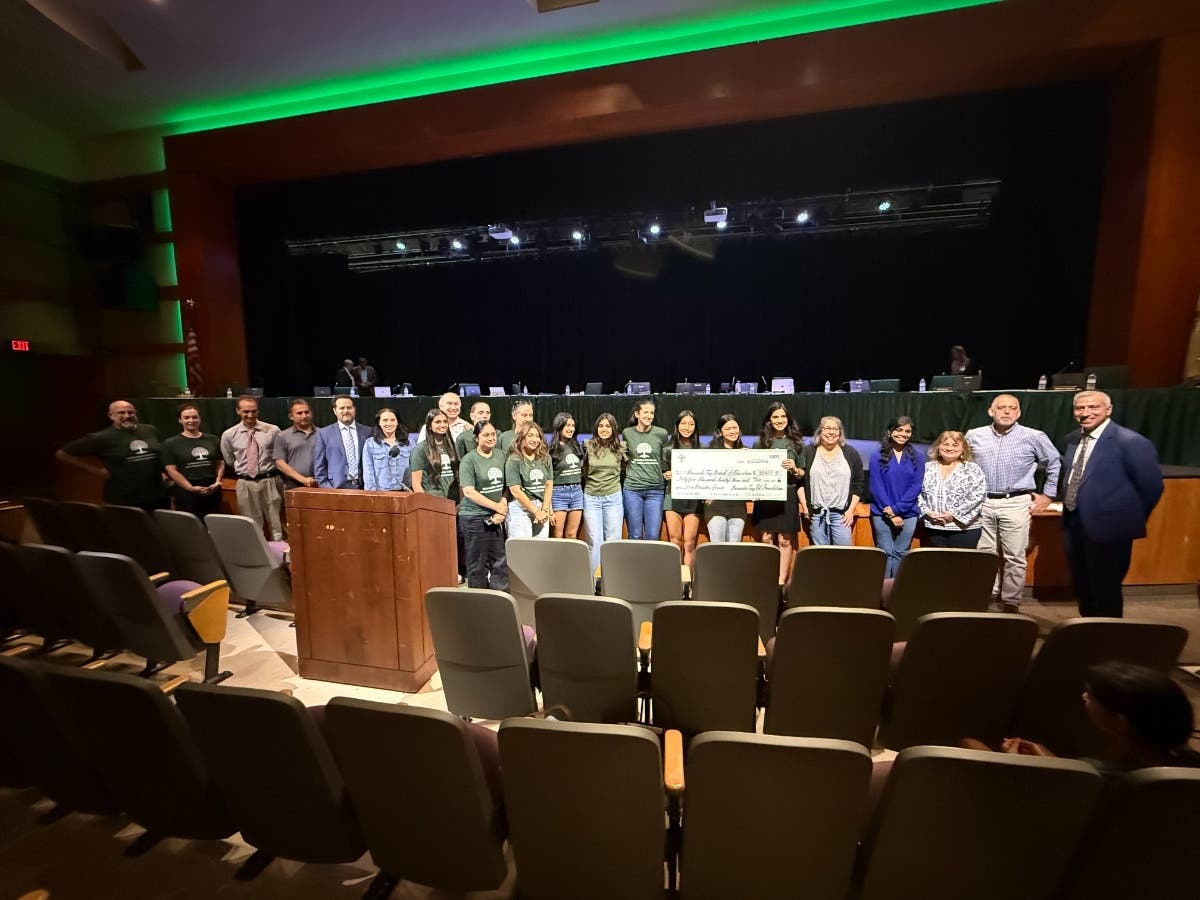 Bernards Township Education Foundation is presenting its donation to the Bernards Township Board of Education on Monday.
