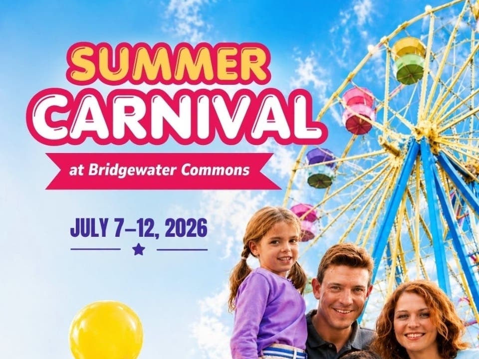 A six-day Summer Carnival is coming to the Bridgewater Commons this July.