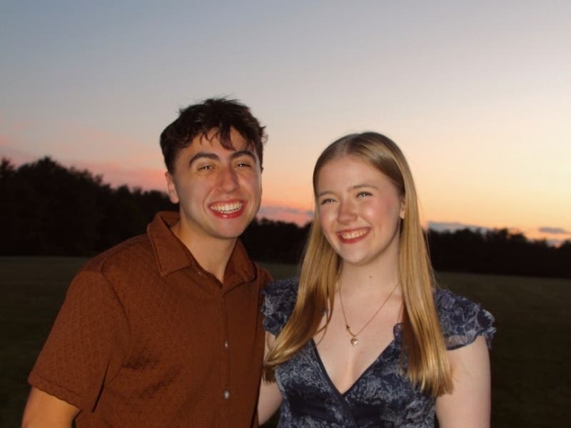 Hillsborough High School seniors Zac Staskiewicz and Lily Duea-Ebner.