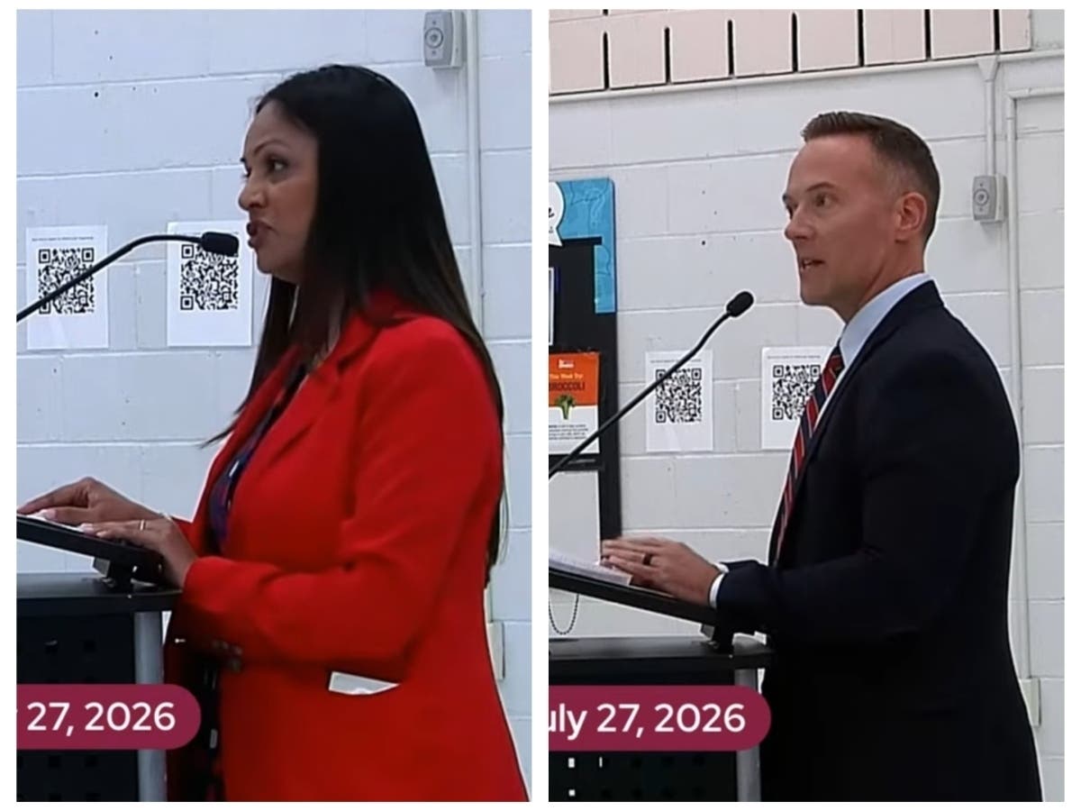 Hetal Amin and Daniel Brack were introduced as new administrators during the Hillsborough Board of Education meeting.