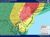 Forecasters are increasing the risks for ﻿flash flooding, damaging winds, and tornadoes throughout the Garden State on Tuesday.
