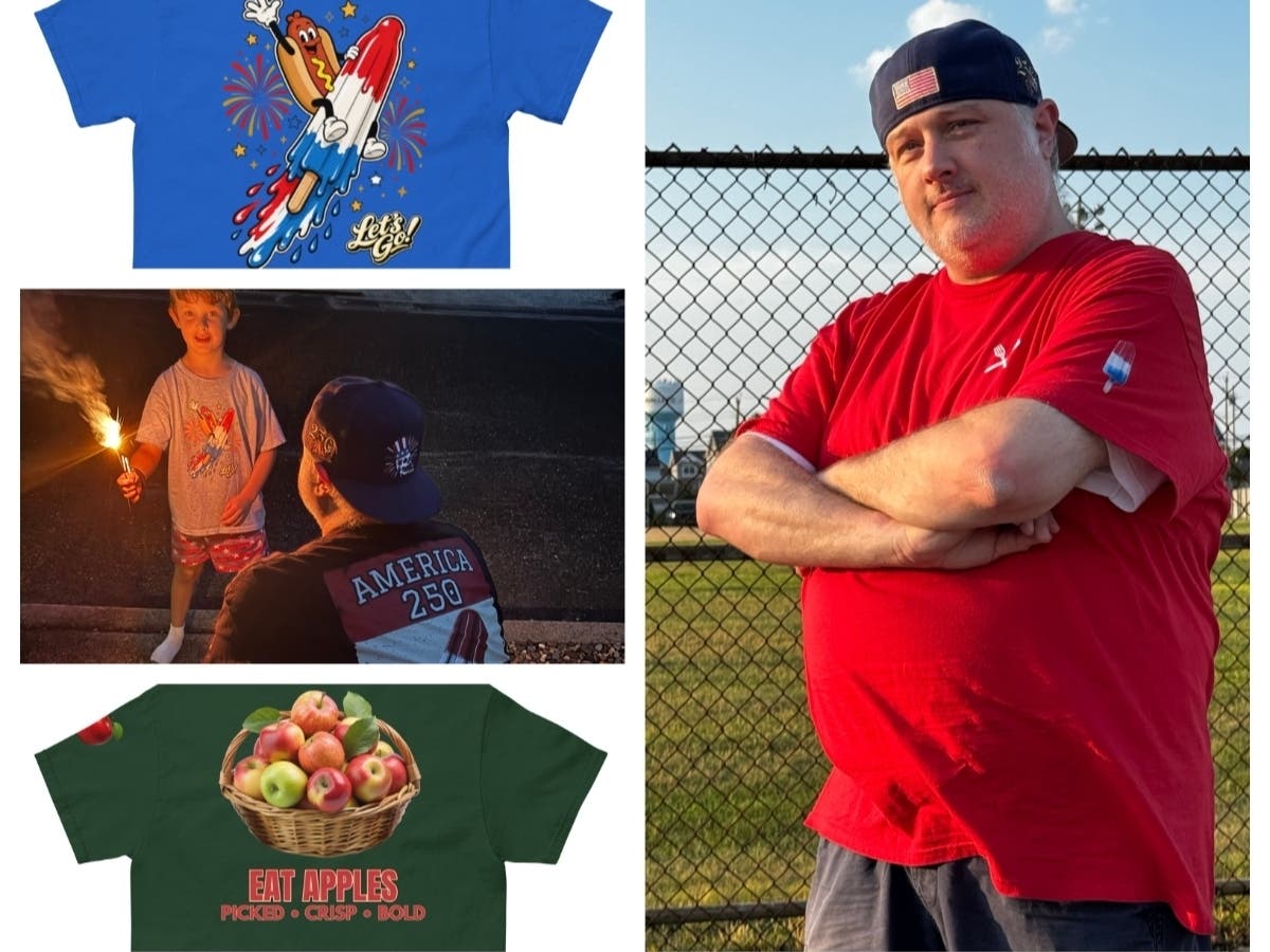 Brian Ryno launched EATSHIRTS, a family-run brand based in Raritan, with his newest collection of summer designs.