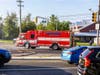 Two drivers were injured, and a car caught fire following a crash on Route 202 in Readington on Tuesday night.