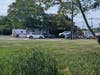 A crash investigation is underway on Route 22 in Bridgewater.