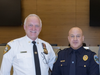 Somerset County Sheriff Darrin Russo and Montgomery Police Chief Silvio Bet.