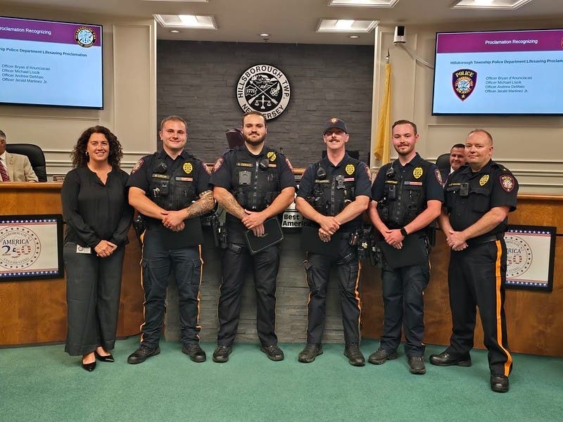 At the Tuesday Committee meeting, Mayor Catherine Payne read a proclamation honoring Officers Bryan d’Anunciacao, Michael Liscik, Andrew DeMaio and Jerald Martinez, Jr.