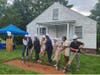 Visions & Pathways CEO David Walker and officials along with Somerset County Commissioner Sara Sooy, Bridgewater Council President Joan Geiger, and Councilman Michael Kirsh.