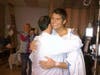 Matt Felix embraces Patrick Kacani following their liver transplant surgery in 2012.