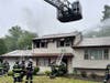 A fire was reported just after 11 a.m. on Sunday on Roger Avenue in the Martinsville section of Bridgewater Township.
