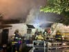 Montgomery residents were awakened by smoke and fire inside their home overnight on Monday.