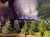 Montgomery residents were awakened by smoke and fire inside their home overnight on Monday.