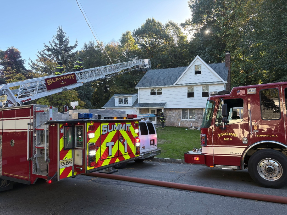 A fire in the attic of a home in Summit drew a multi-agency response Tuesday morning.